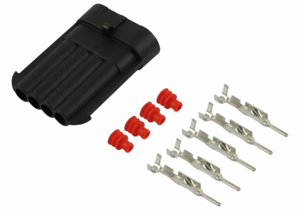 Stecker-Set Metri-Pack 150, 4polig, 1.5mm2