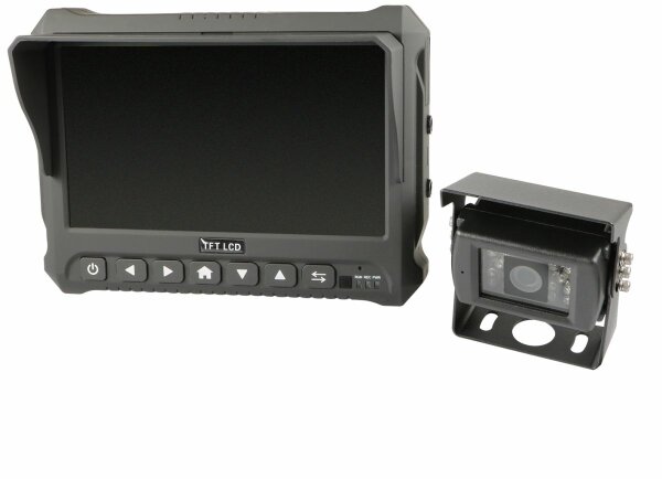 Système de caméra recul HD sans fil 7“ digitale 12/24 V