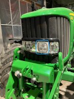 Abblend- und Fernscheinwerfer LED Einbau John Deere 6030 / 7030 Premium  12 V