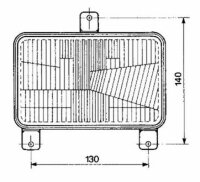 LED Stand,-Fern-& Abblendlicht 6“ x 4“