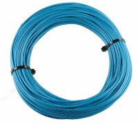Textilumflochtene Kabel 1.5mm2 blau