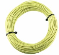 Textilumflochtene Kabel 1.5mm2 gelb