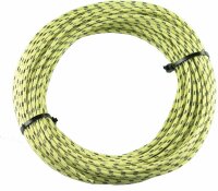 Textilumflochtene Kabel 1.5mm2 ge/sz