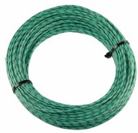 Textilumflochtene Kabel 1.5mm2 gn/sz