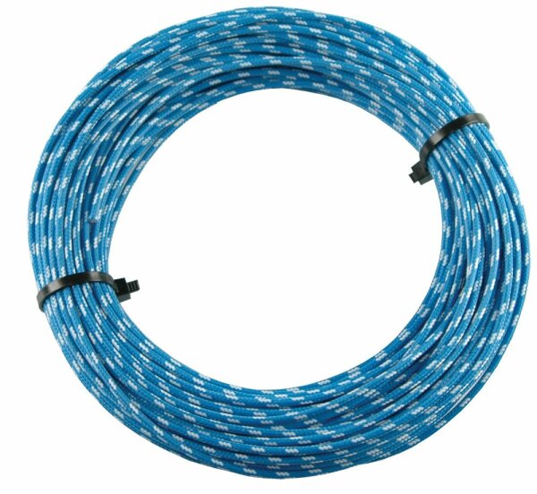 Textilumflochtene Kabel 2.5mm2 bl/ws