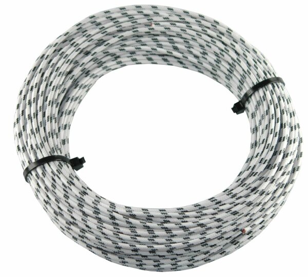 Textilumflochtene Kabel 4.0mm2 ws/sz