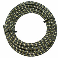 Textilumflochtene Zündleitung 7mm sz/ge