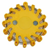 Akku Warnblitzer 16 LEDs gelb