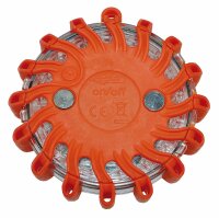Akku Warnblitzer 16 LEDs rot