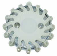 Akku Warnblitzer 16 LEDs weiss