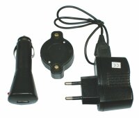 Akku Warnblitzer 16 LEDs weiss