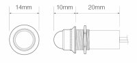 LED-Kontrollleuchte blau 24 V