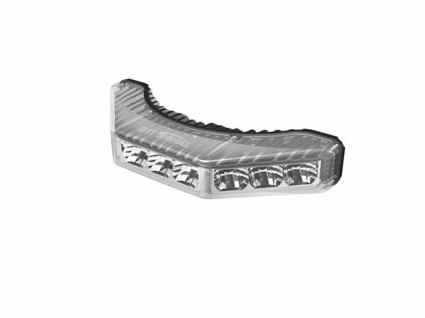 911 Signal LED-Blitzleuchte PANORAMA L270, gelb/blau, ECE- R65