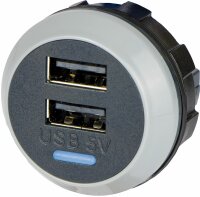 Einbausteckdose - 2 x USB-A