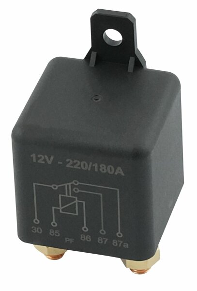 Hochleistungs-Wechslerrelais 12 V 220/180 A
