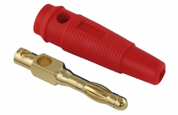 Bananenstecker rot ø 4 mm