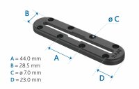 RAM Mounts Rail Tough-Track 127 mm