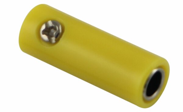 Bananenkupplung gelb ø 4 mm