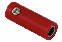 Prise banane rouge ø 4 mm