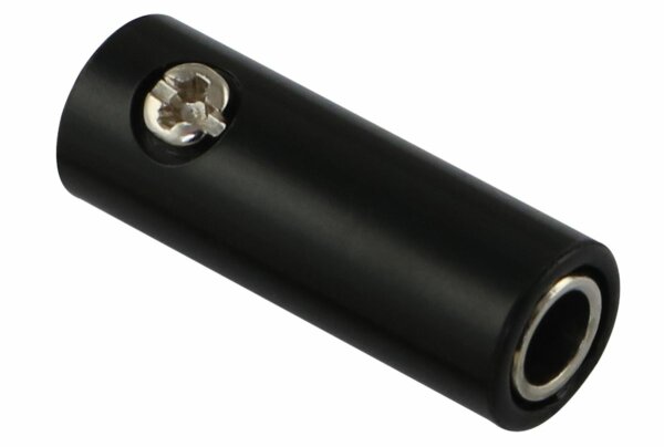 Prise banane noire ø 4 mm