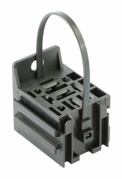 Sockel zu Minirelais universal mit Kabelbinderbef.