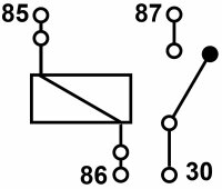 Mini-Relais 24V 20A, 0-1