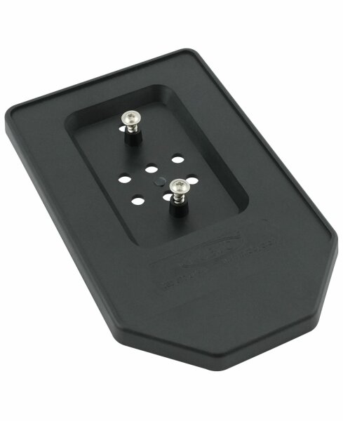 Cadre de plaque d’immatriculation e-bike, mobylette en matière plastique noir neutre