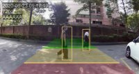 KI HD Kamera, 1080P, Fussgänger und Fahrzeugerkennung, Seitenkamera