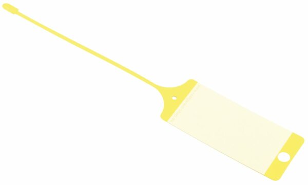 PP-Etikette gelb/weiss beschriftbar