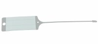 PP-Etikette grau/weiss beschriftbar