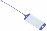 PP-Etikette violett/weiss beschriftbar