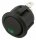 Interrupteur rond avec LED verte 12/24V