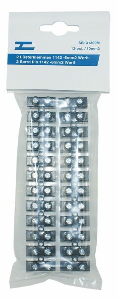 2 Lüsterklemmen 6 mm2 -10 mm2