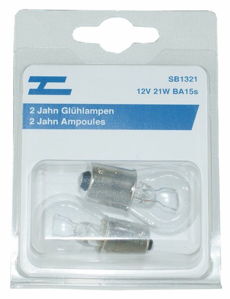 Jahn 2 Ampoule Ba15s 12V.21W 1009