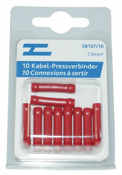 Connexion à presser rouge 1.5mm2