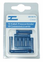 Connexion à presser bleu 2.5mm2