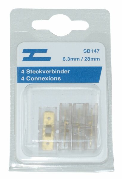 Steckverbinder isoliert 6.3mm