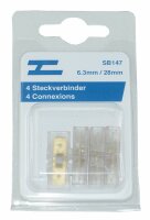 Steckverbinder isoliert 6.3mm