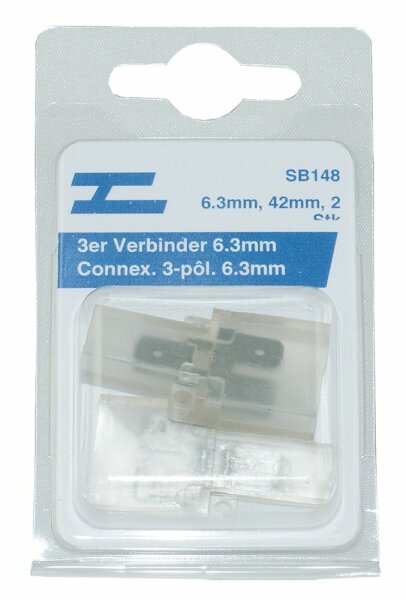 Abzweigstecker isoliert 6.3mm