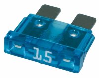 Flachstecksicherungen 5 x 15 Amp.