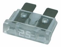 Flachstecksicherungen 5 x 25 Amp.