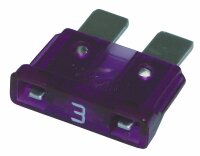 Flachstecksicherungen 5 x 3 Amp.