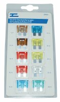 Fusibles à fiches ass.. 10 pièces