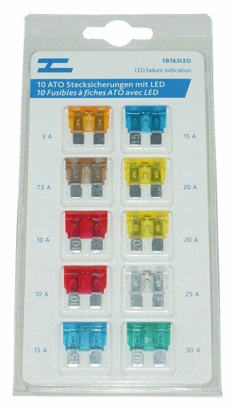 Stecksich. ATO-LED assort. 10 Stk.