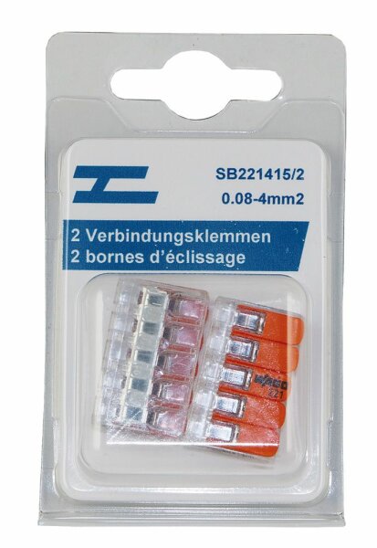 2 bornes d’éclissage 5 pôles