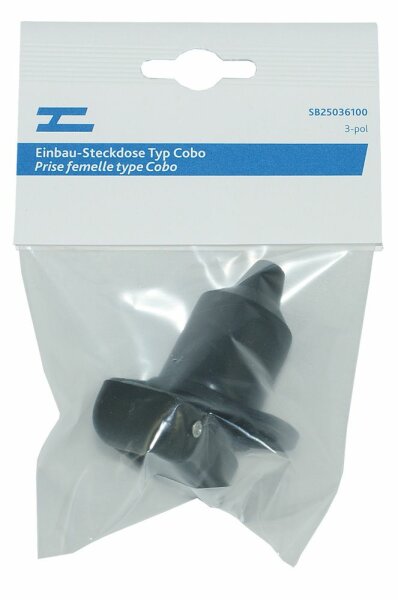 Prise femelle 3 pôles type Cobo 2 trous