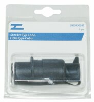 Fiche mâle 3 pôles type Cobo avec caout.