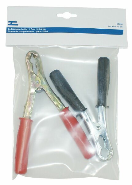 Pinces de charge isolées 1 paire 120 A