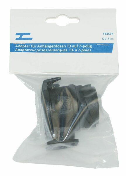 Adapdateur de 13 à 7 pôles court