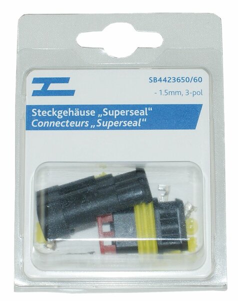 Steckgeh."Superseal" - 1.5 mm 3-pol